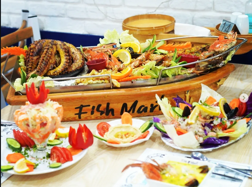 Блюдо из морепродуктов
